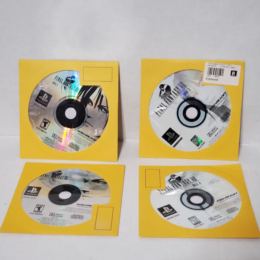 Final Fantasy VIII 8 - Sony PlayStation 1 PS1 No Manual No Case Disc ONLY Tested